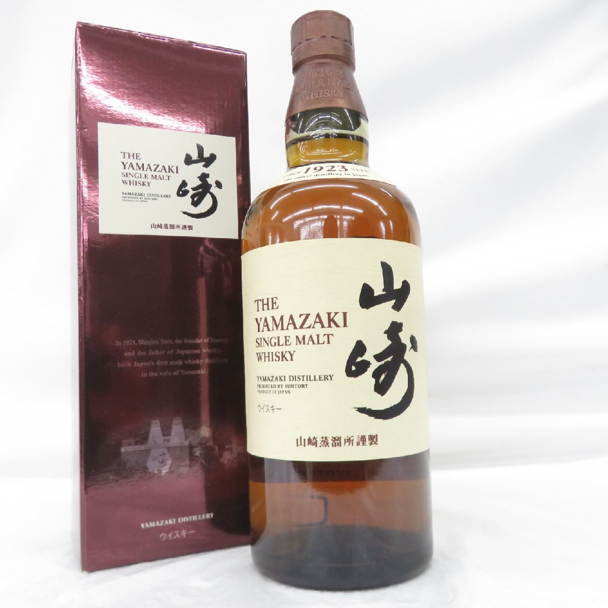 【未開栓】SUNTORY サントリー 山崎 NV シングルモルト 旧 ウイスキー 700ml 43％ 箱付 11827363 0419