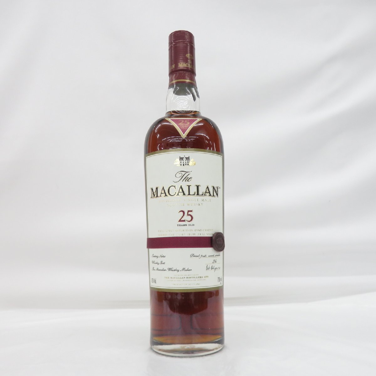 未開栓】The MACALLAN ザ・マッカラン 25年 シェリーオーク 旧 未開栓】The MACALLAN ザ・マッカラン 25年 シェリーオーク 旧