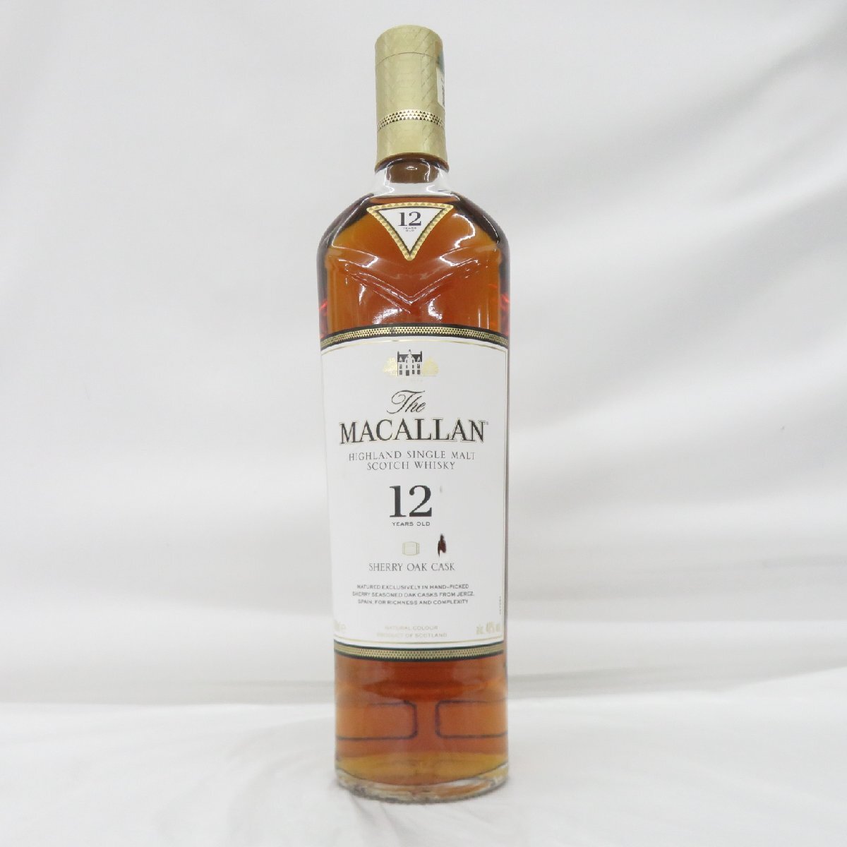 【未開栓】The MACALLAN ザ・マッカラン 12年 シェリーオーク ウイスキー 700ml 40% 11826593 0420