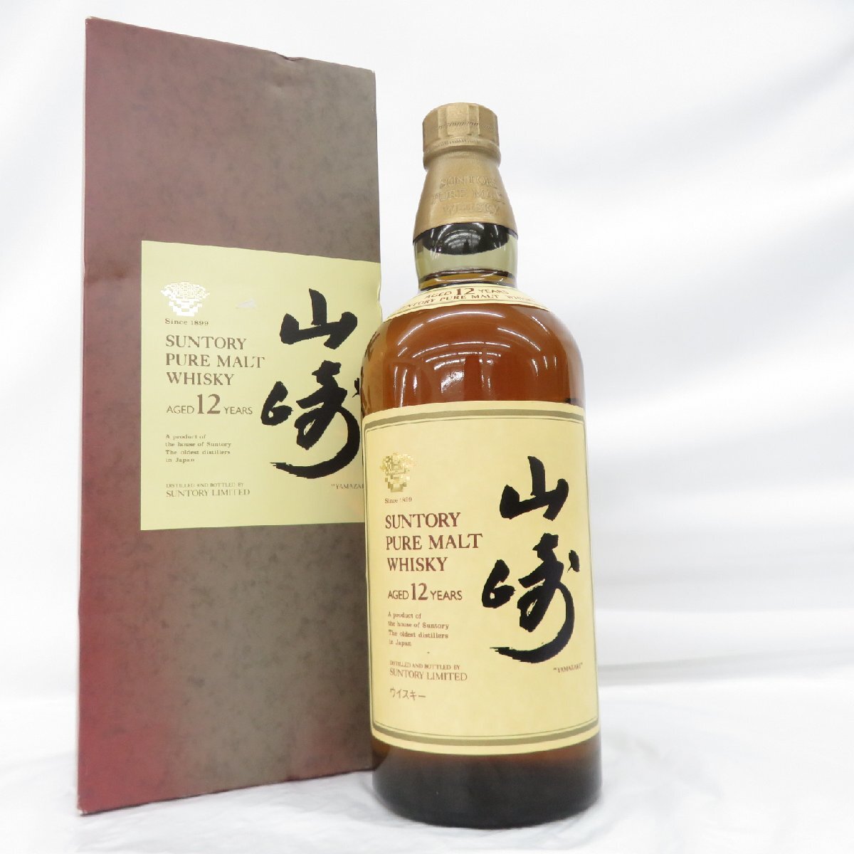 未開栓】SUNTORY サントリー 山崎 12年 ピュアモルト ウイスキー 未開栓】SUNTORY サントリー 山崎 12年 ピュアモルト ウイスキー