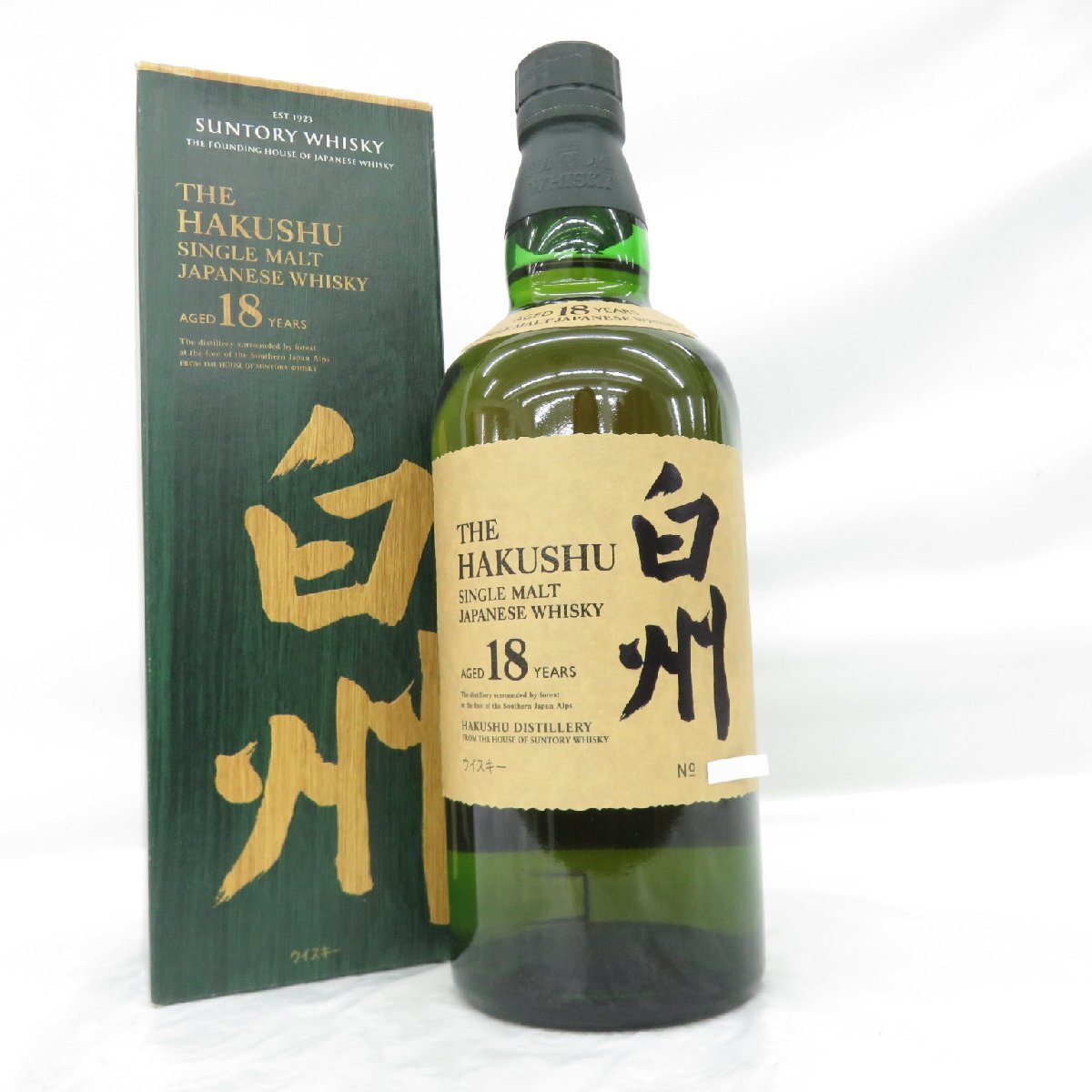 未開栓】SUNTORY サントリー 白州 18年 シングルモルト