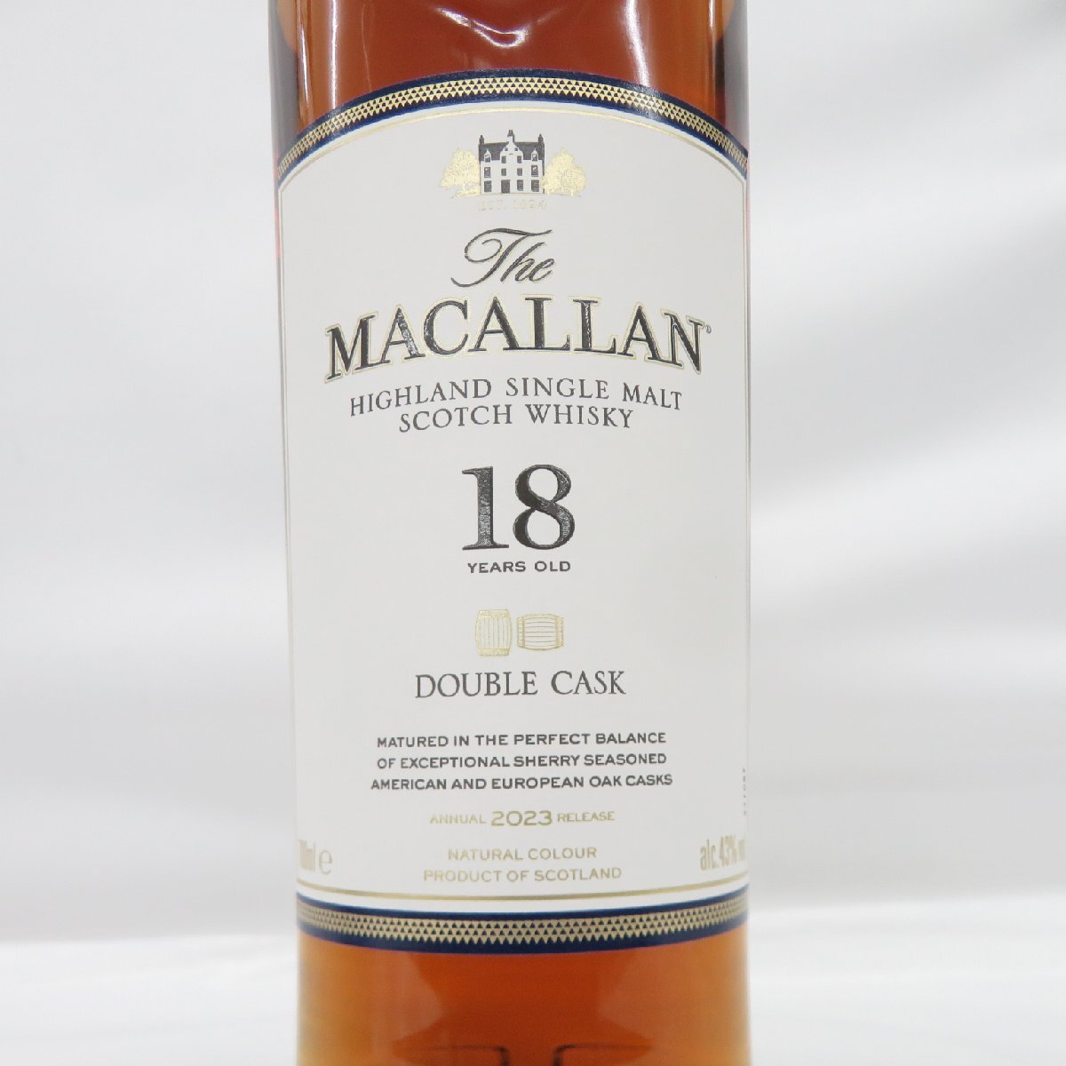 未開栓】The MACALLAN ザ・マッカラン ダブルカスク 18年 2023 未開栓】The MACALLAN ザ・マッカラン ダブルカスク 18年 2023