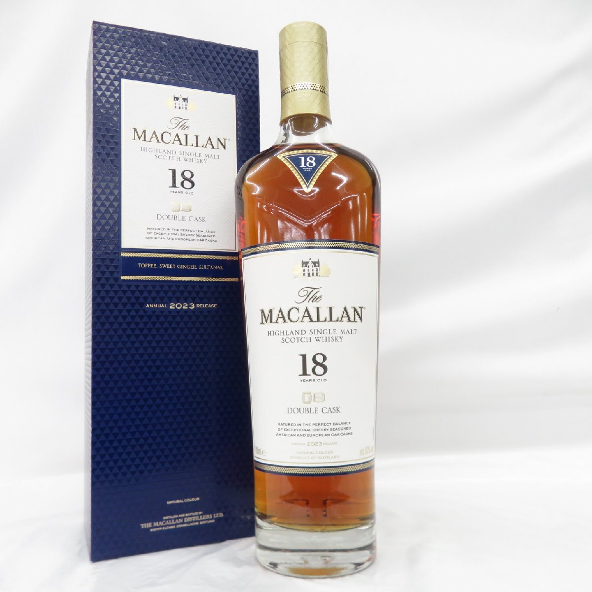 未開栓】The MACALLAN ザ・マッカラン ダブルカスク 18年 2023 未開栓】The MACALLAN ザ・マッカラン ダブルカスク 18年 2023