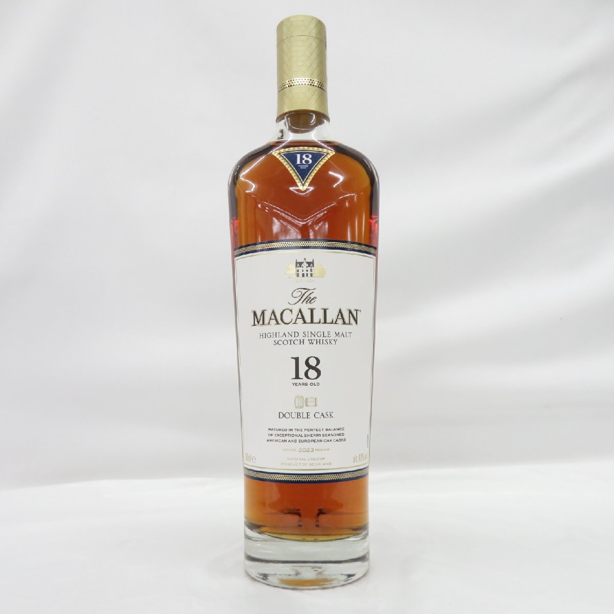 未開栓】The MACALLAN ザ・マッカラン ダブルカスク 18年 2023 未開栓】The MACALLAN ザ・マッカラン ダブルカスク 18年 2023