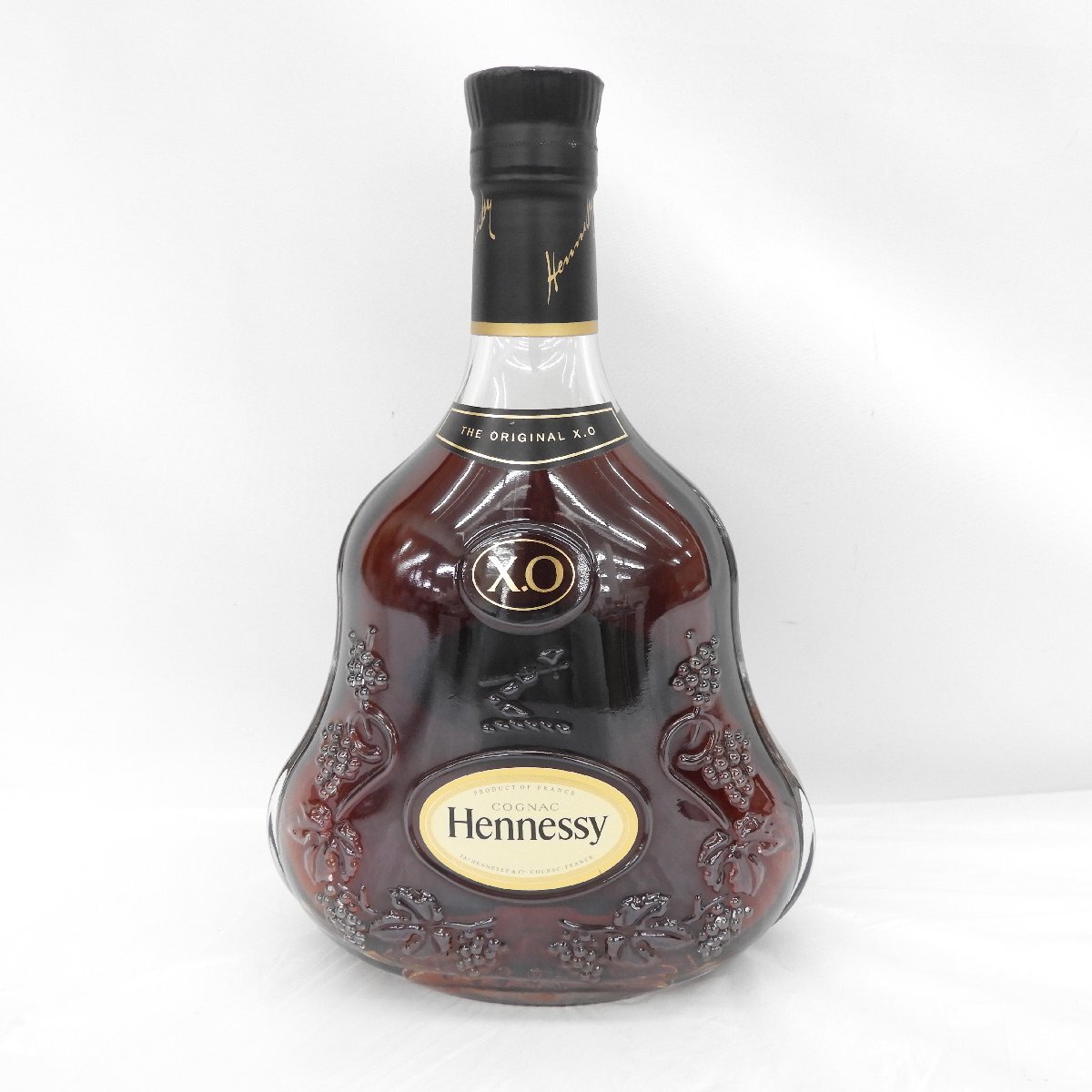 1円~ 【未開栓】Hennessy ヘネシー XO クリアボトル 黒キャップ 1円~ 【未開栓】Hennessy ヘネシー XO クリアボトル 黒キャップ