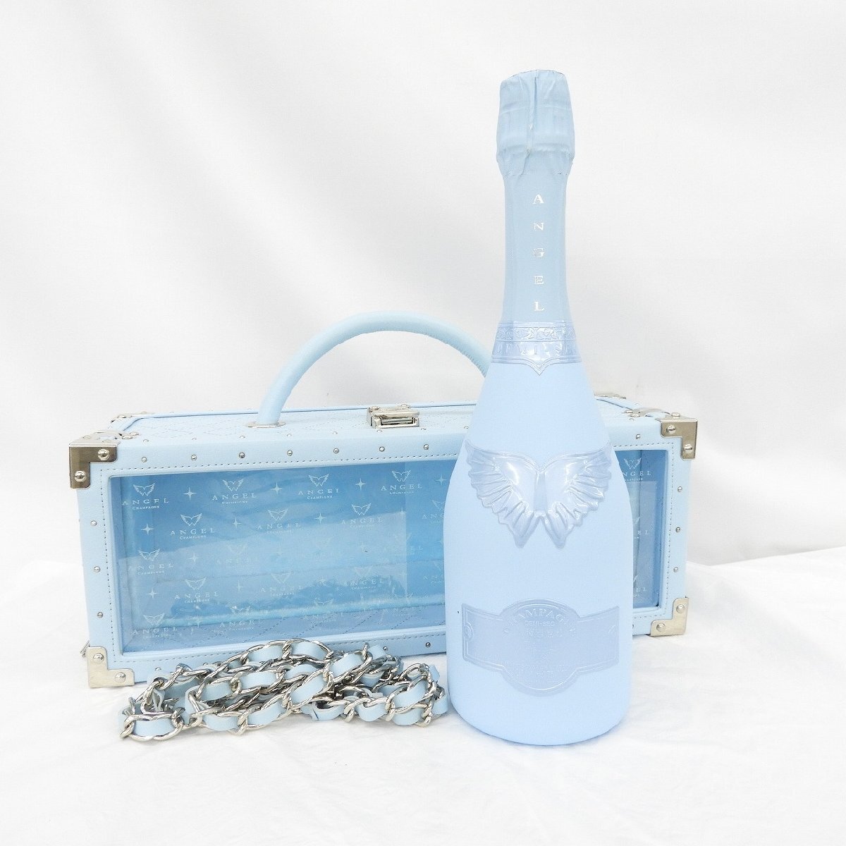 1円~【未開栓】ANGEL エンジェル ドゥミセック ブルー レザー 1円~【未開栓】ANGEL エンジェル ドゥミセック ブルー レザー