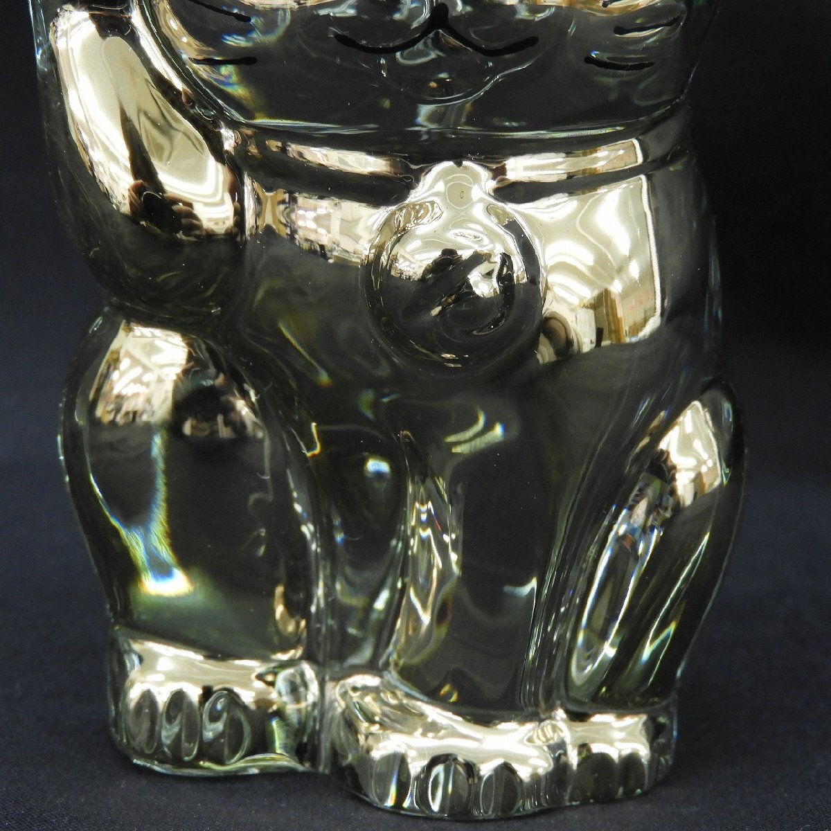 未使用品】Baccarat バカラ クリスタル 招き猫 ラッキーキャット 未使用品】Baccarat バカラ クリスタル 招き猫 ラッキーキャット