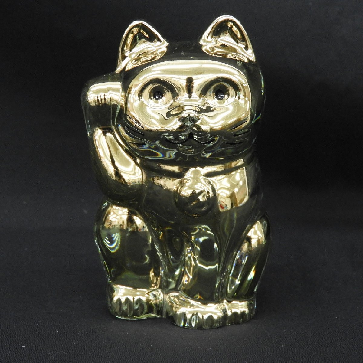 未使用品】Baccarat バカラ クリスタル 招き猫 ラッキーキャット 未使用品】Baccarat バカラ クリスタル 招き猫 ラッキーキャット