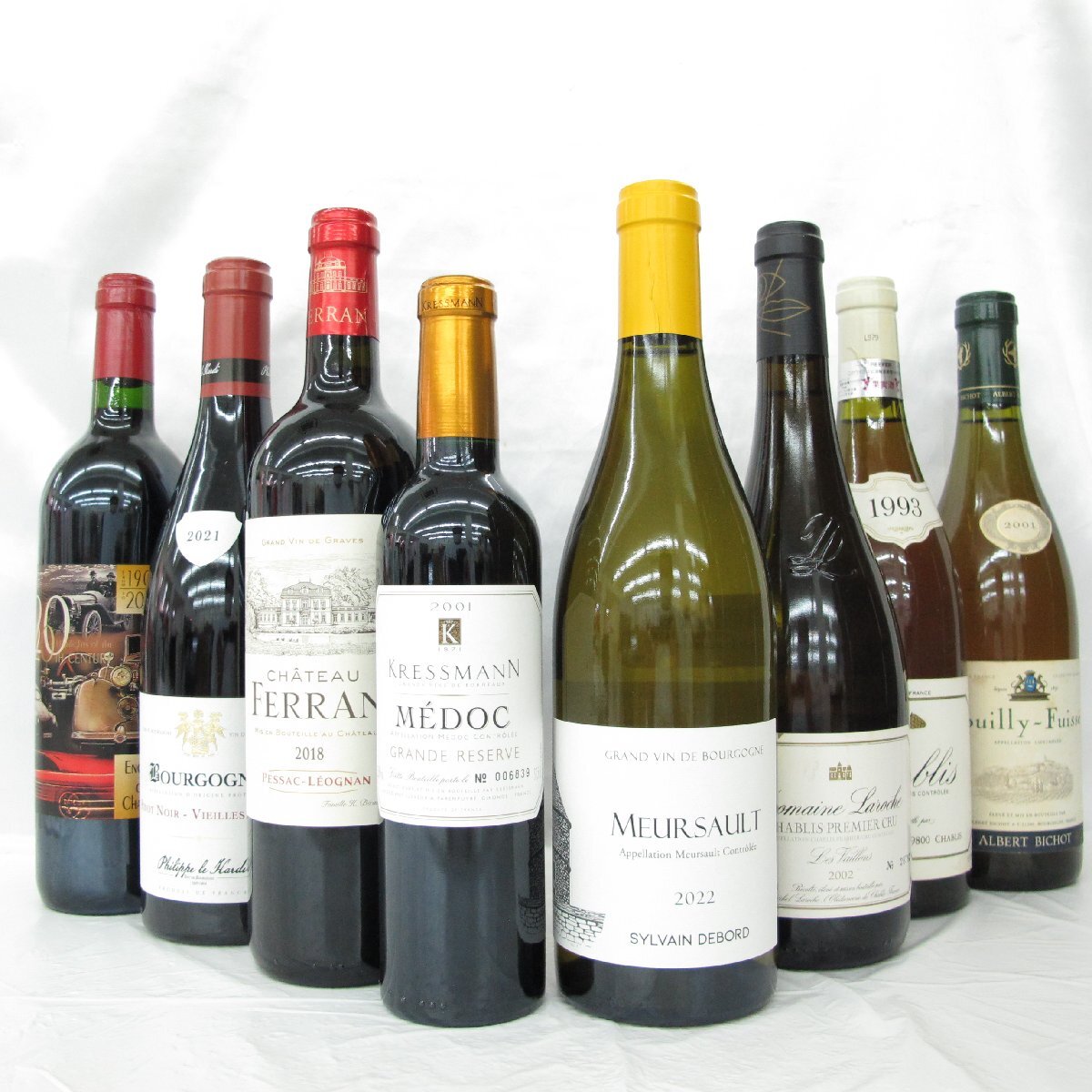 1円~【未開栓】フランス産 赤・白 ワイン 8本セット まとめ売り 1円~【未開栓】フランス産 赤・白 ワイン 8本セット まとめ売り