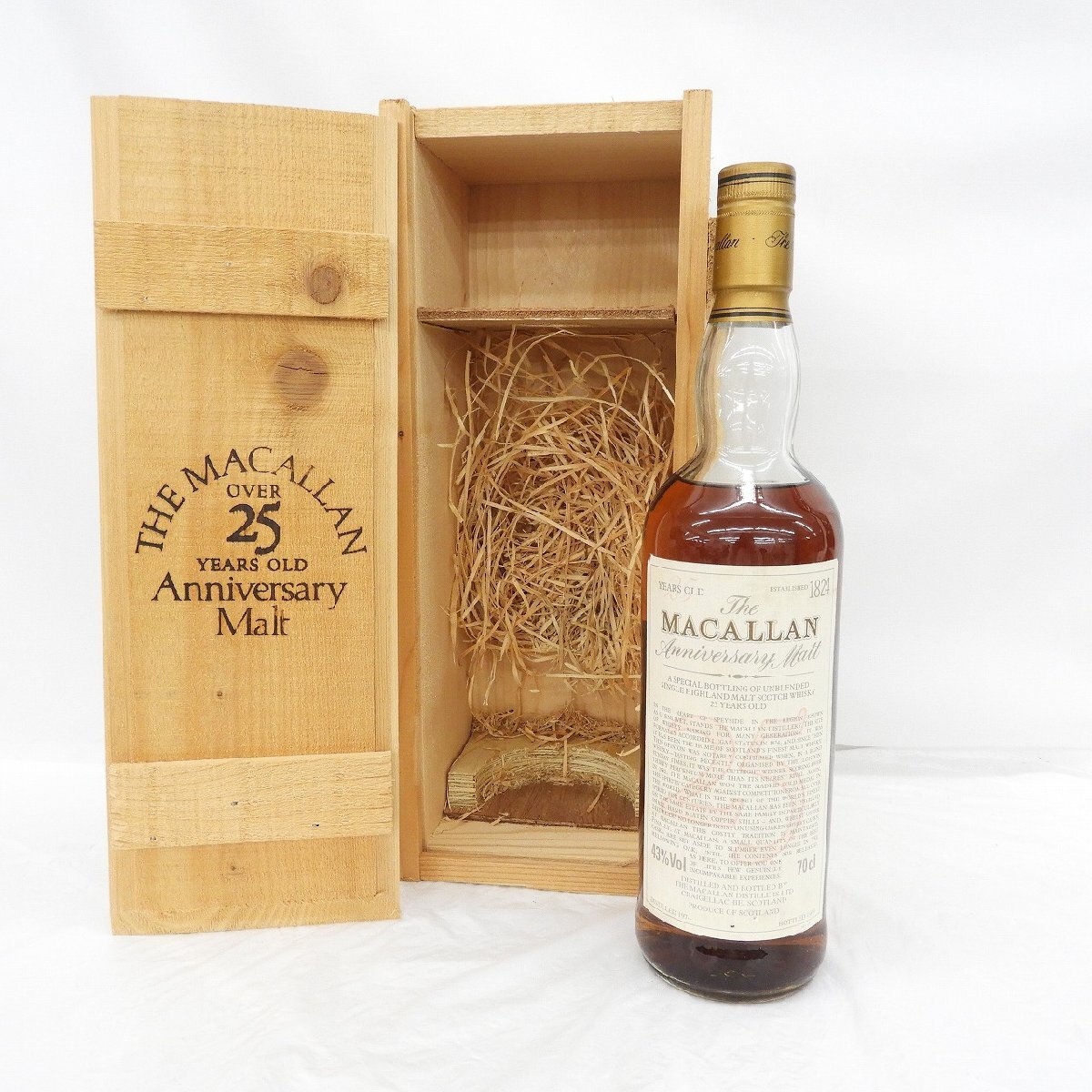 未開栓】The MACALLAN ザ・マッカラン 25年 アニバーサリー 未開栓】The MACALLAN ザ・マッカラン 25年 アニバーサリー