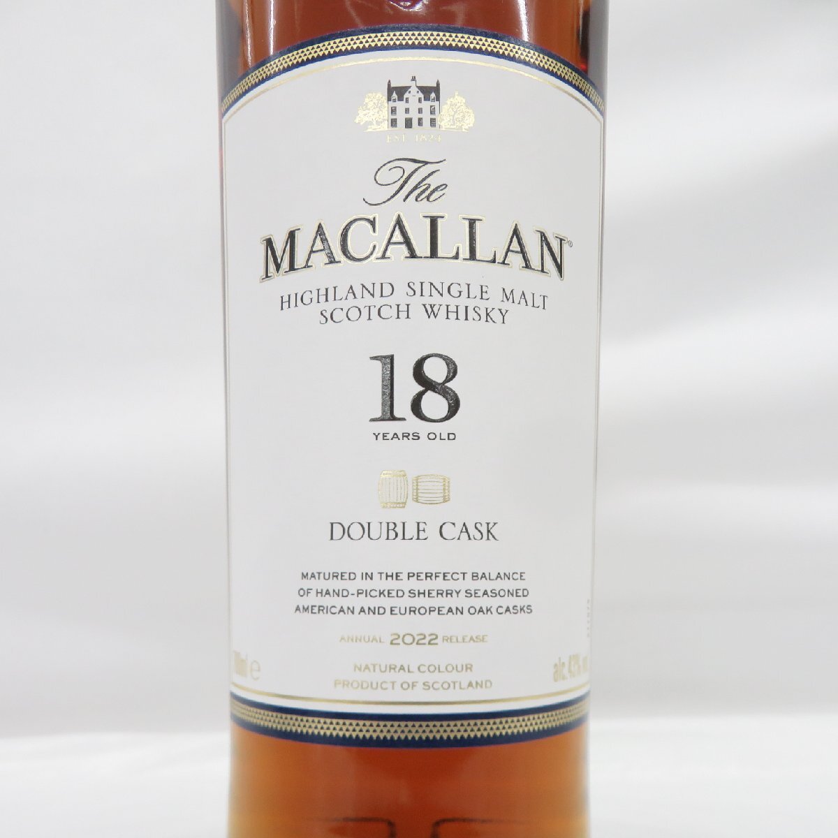 未開栓】The MACALLAN ザ・マッカラン ダブルカスク 18年 2022 未開栓】The MACALLAN ザ・マッカラン ダブルカスク 18年 2022