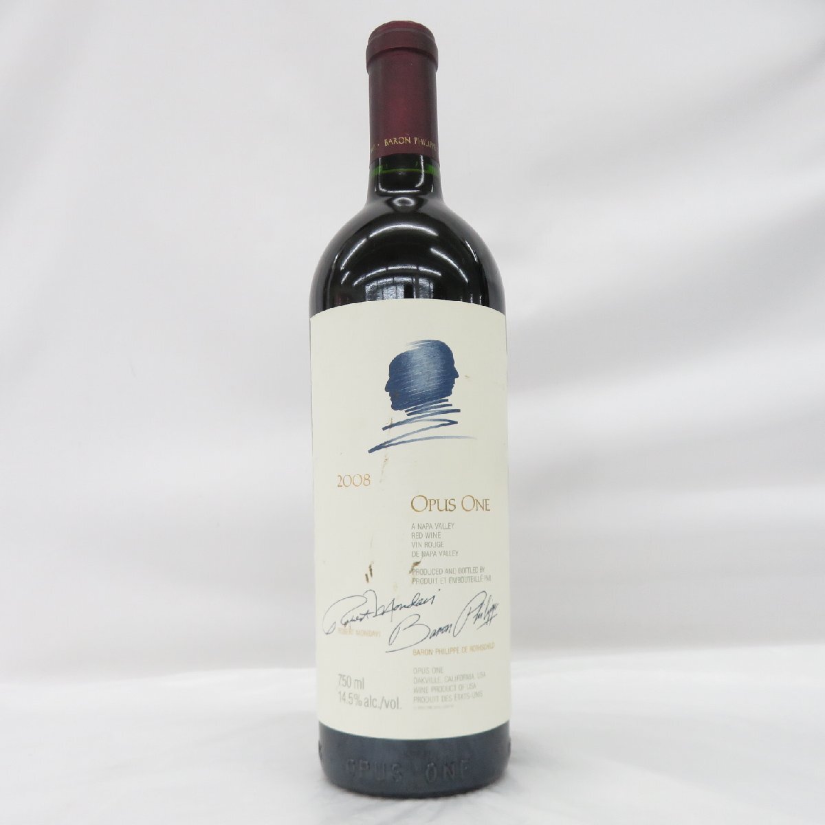 1円~【未開栓】OPUS ONE オーパスワン 2008 赤 ワイン 750ml 1円~【未開栓】OPUS ONE オーパスワン 2008 赤 ワイン 750ml