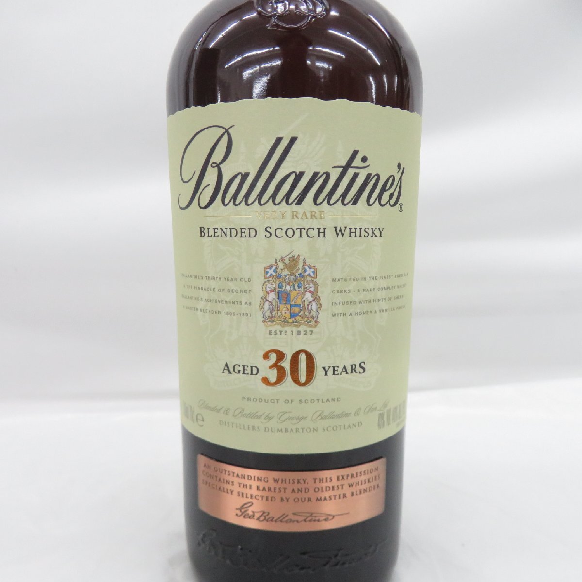 未開栓】Ballantine's バランタイン 30年 ベリーレア ウイスキー