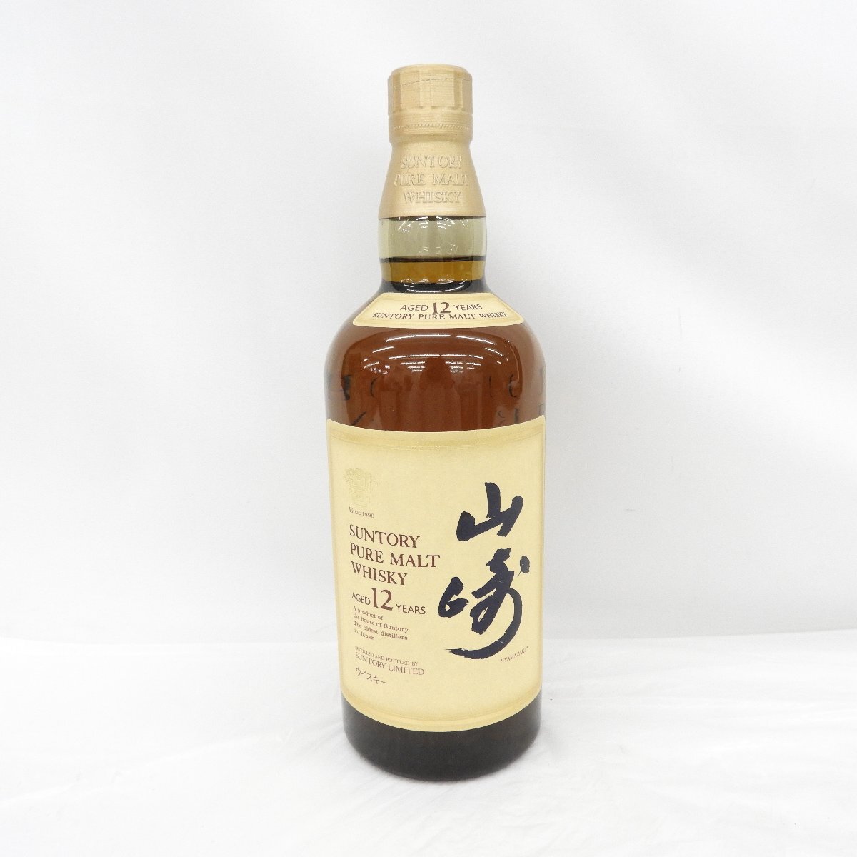 未開栓】SUNTORY サントリー 山崎 12年 ピュアモルト 旧ラベル 未開栓】SUNTORY サントリー 山崎 12年 ピュアモルト 旧ラベル