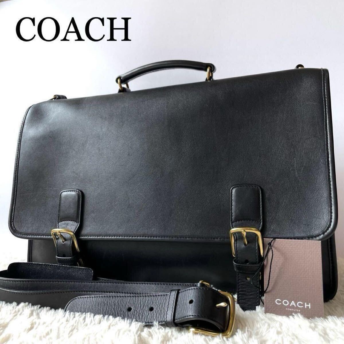 美品】OLD COACH オールドコーチ 2way ビジネスバッグ ブリーフ 美品】OLD COACH オールドコーチ 2way ビジネスバッグ ブリーフ
