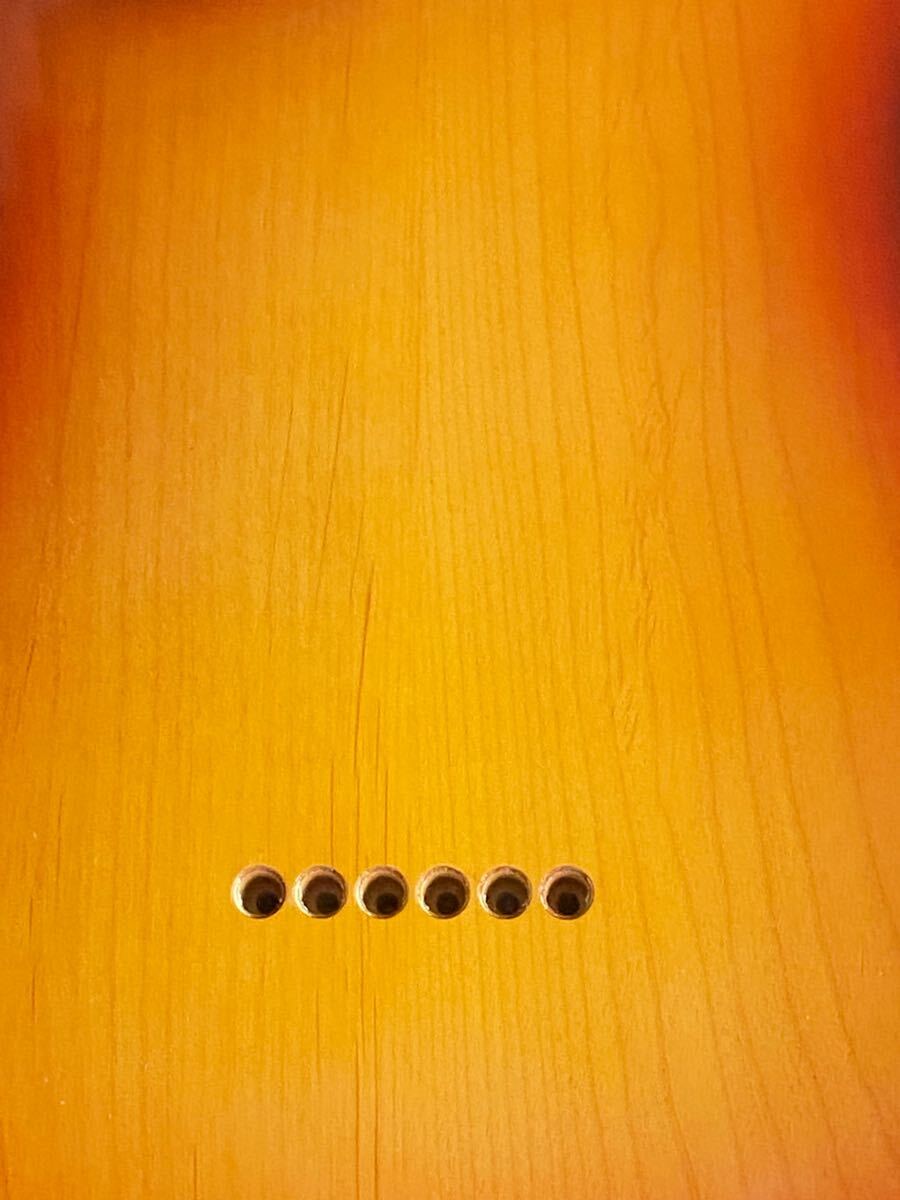 テレキャスターNo302バインディングボディ　サンバースト　ラッカー塗装 テレキャスターNo68バインディングボディ サンバースト ラッカー塗装