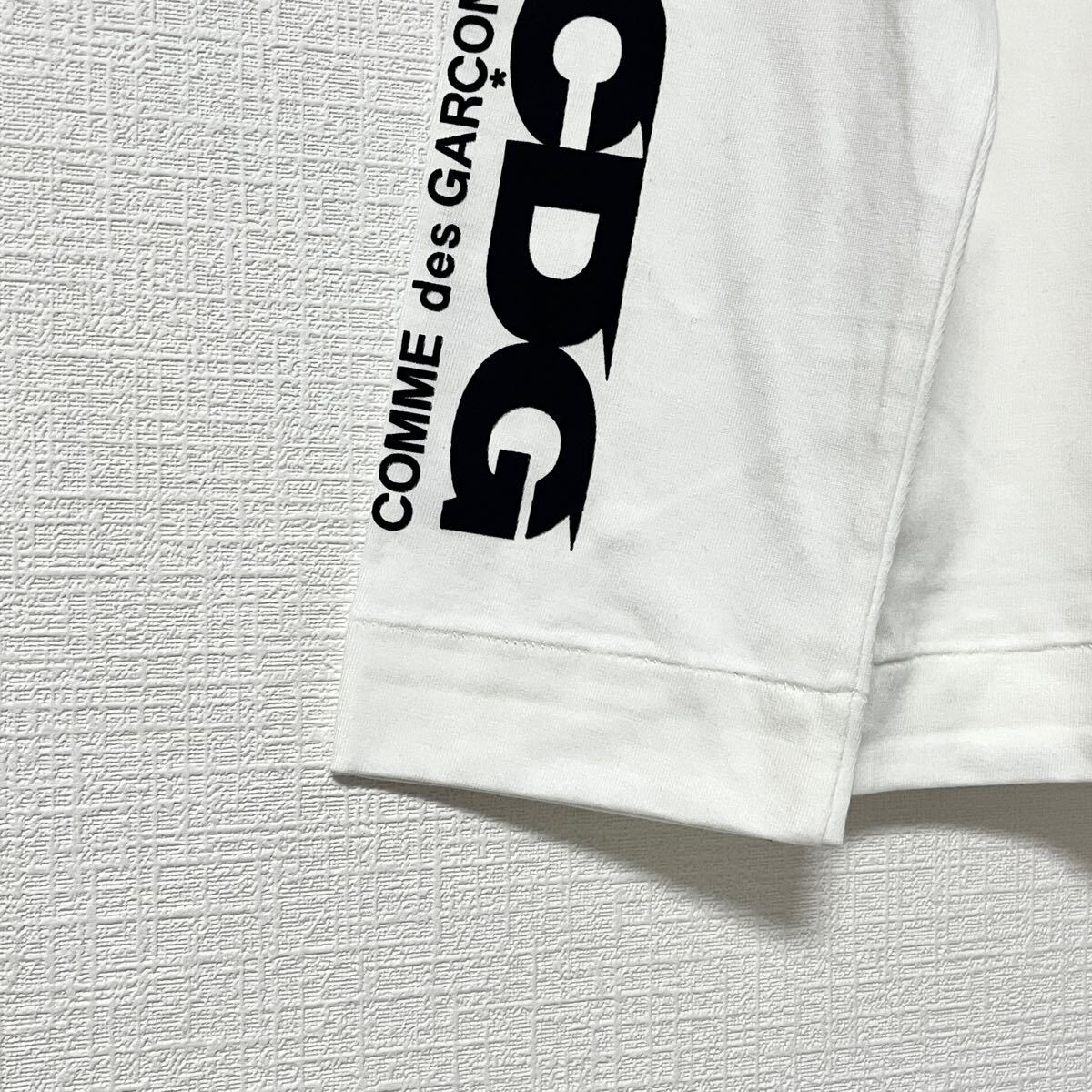 CDG COMME des Garcons サイズS 白 ロンT 長袖 Tシャツ ホワイト CDG COMME des Garcons サイズS 白 ロンT 長袖 Tシャツ ホワイト