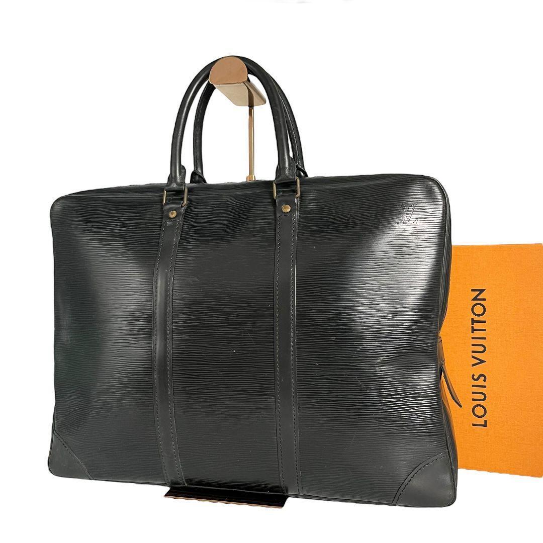鑑定済】ルイヴィトン LOUIS VUITTON エピ ポルトドキュマン 鑑定済】ルイヴィトン LOUIS VUITTON エピ ポルトドキュマン