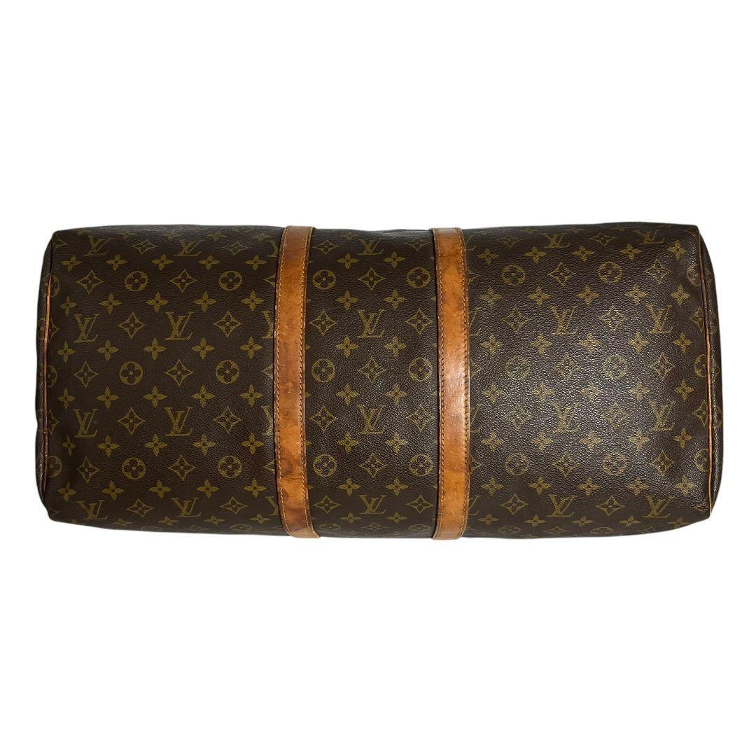 ネームタグ】ルイヴィトン LOUIS VUITTON モノグラム キーポル55 ネームタグ】ルイヴィトン LOUIS VUITTON モノグラム キーポル55