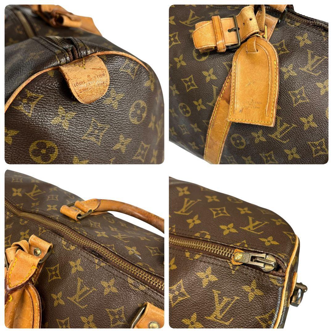 ネームタグ】ルイヴィトン LOUIS VUITTON モノグラム キーポル55 ネームタグ】ルイヴィトン LOUIS VUITTON モノグラム キーポル55