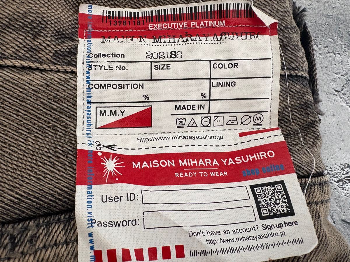 Maison MIHARA YASUHIRO ミハラヤスヒロ デニムショーツカーゴ Maison MIHARA YASUHIRO ミハラヤスヒロ デニムショーツカーゴ