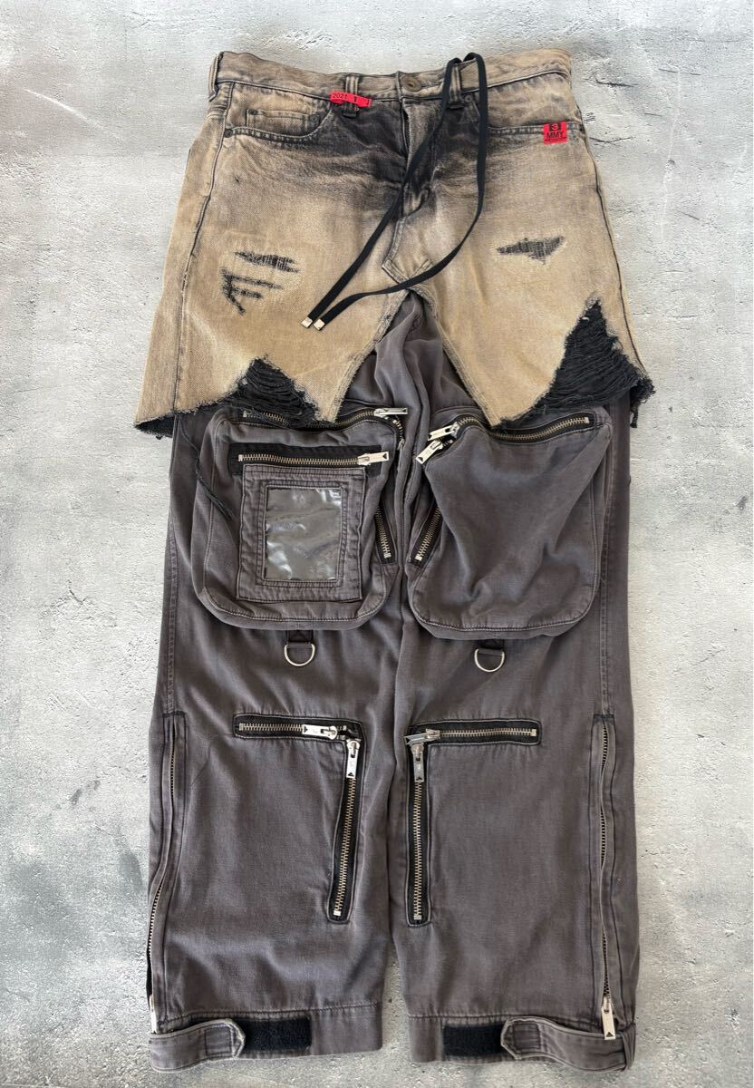 Maison MIHARA YASUHIRO ミハラヤスヒロ デニムショーツカーゴ Maison MIHARA YASUHIRO ミハラヤスヒロ デニムショーツカーゴ