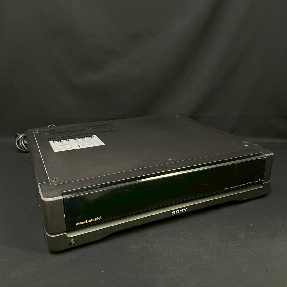 BDg201R 120 SONY SL-2100 Betamax ビデオカセットレコーダー ベータデッキ タッチパネル 810801 映像機(jī)器 ベータマックス