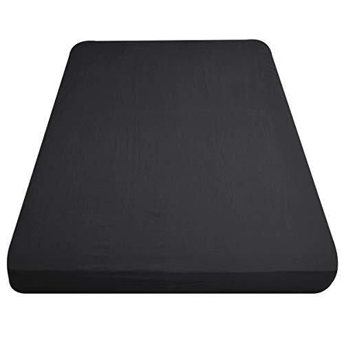 ボックスシーツ （セミダブルサイズ 120x200x30cm ダークグレー） 日本製 麻100％ リネン 洗いリネン フレンチリネン 洗いざらし 抗菌_画像1