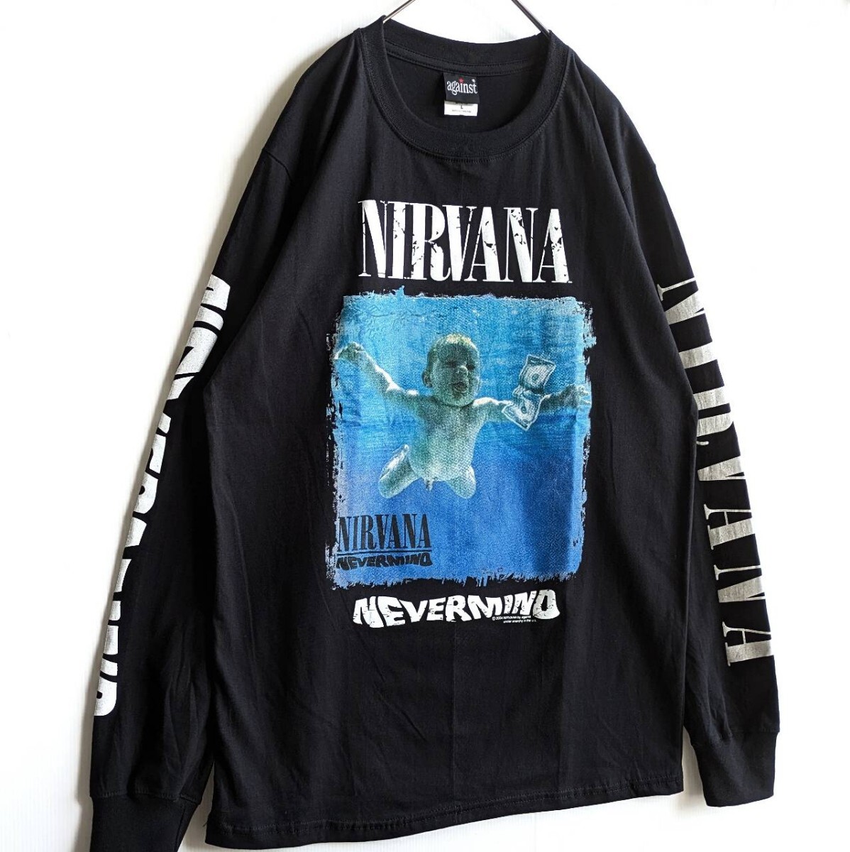 Lサイズ ニルヴァーナ Nirvana カート・コバーン ロンt ロング Lサイズ ニルヴァーナ Nirvana カート・コバーン ロンt ロング