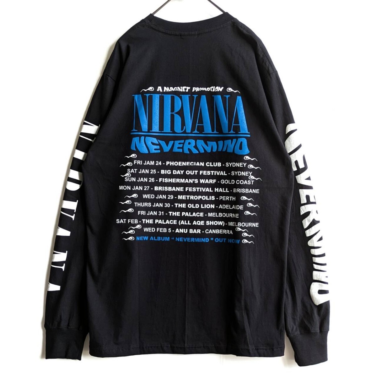 Lサイズ ニルヴァーナ Nirvana カート・コバーン ロンt ロング Lサイズ ニルヴァーナ Nirvana カート・コバーン ロンt ロング