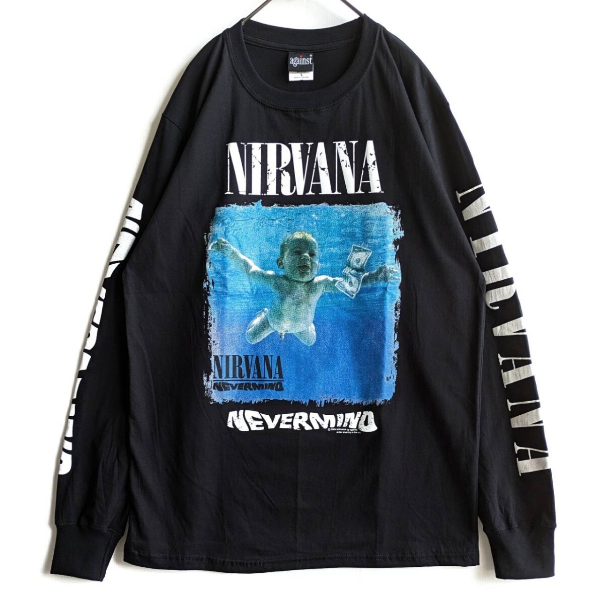 Lサイズ ニルヴァーナ Nirvana カート・コバーン ロンt ロング Lサイズ ニルヴァーナ Nirvana カート・コバーン ロンt ロング