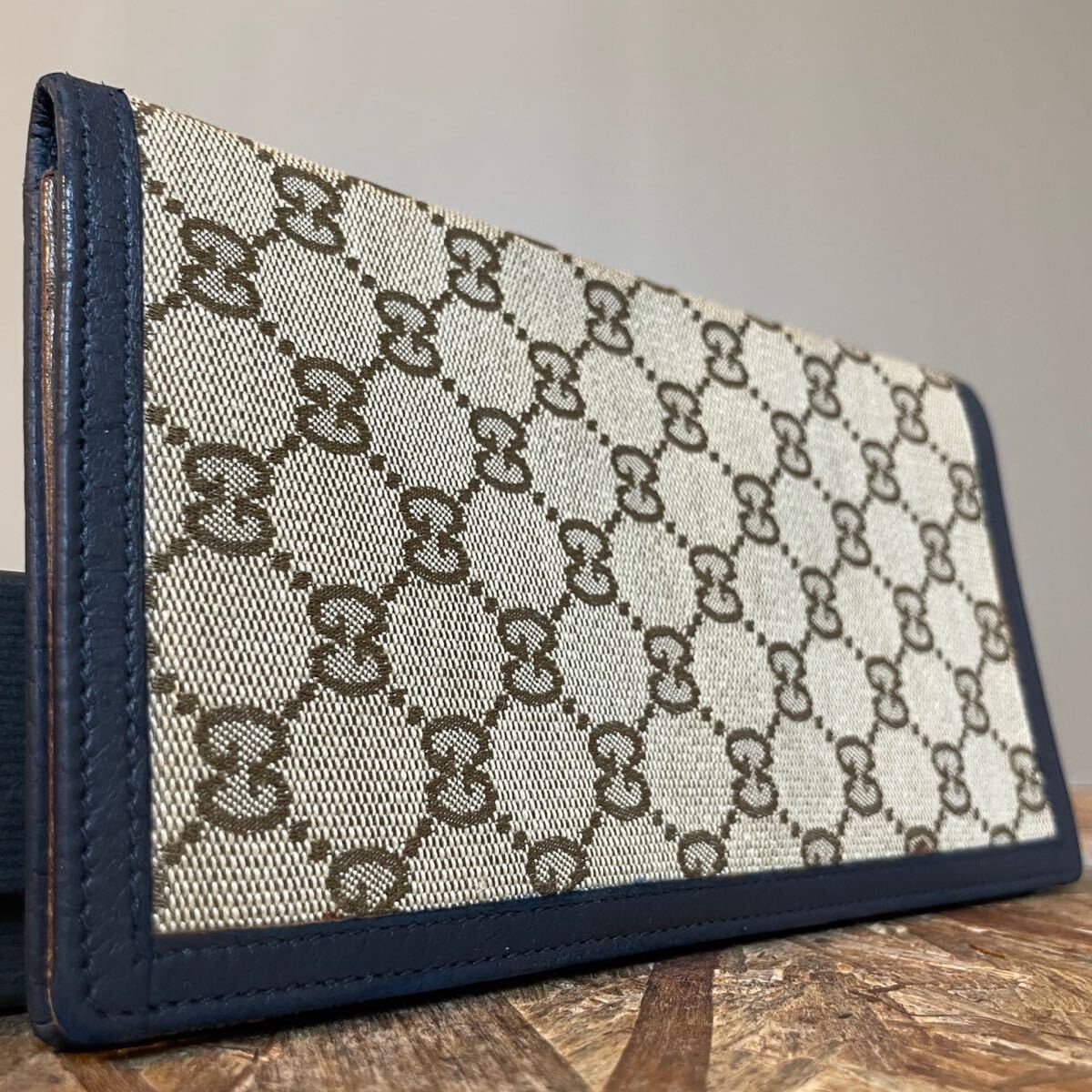 一円 美品 GUCCI グッチ 二つ折り ウォレット 長財布 シェリー 一円 美品 GUCCI グッチ 二つ折り ウォレット 長財布 シェリー