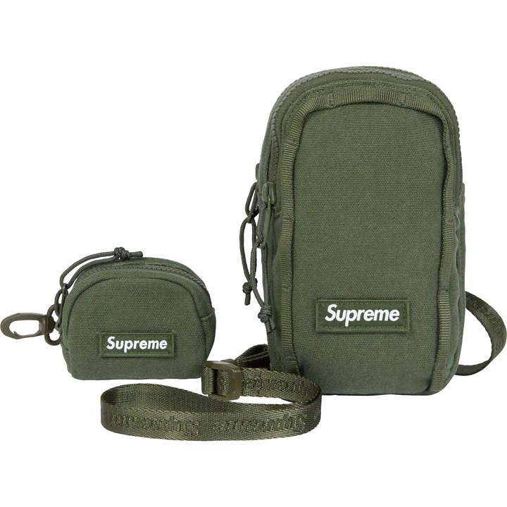 【未使用】Supreme Camera Bag + mini pouch 25S/S シュプリーム Olive オリーブ 緑 ショルダー バッグ