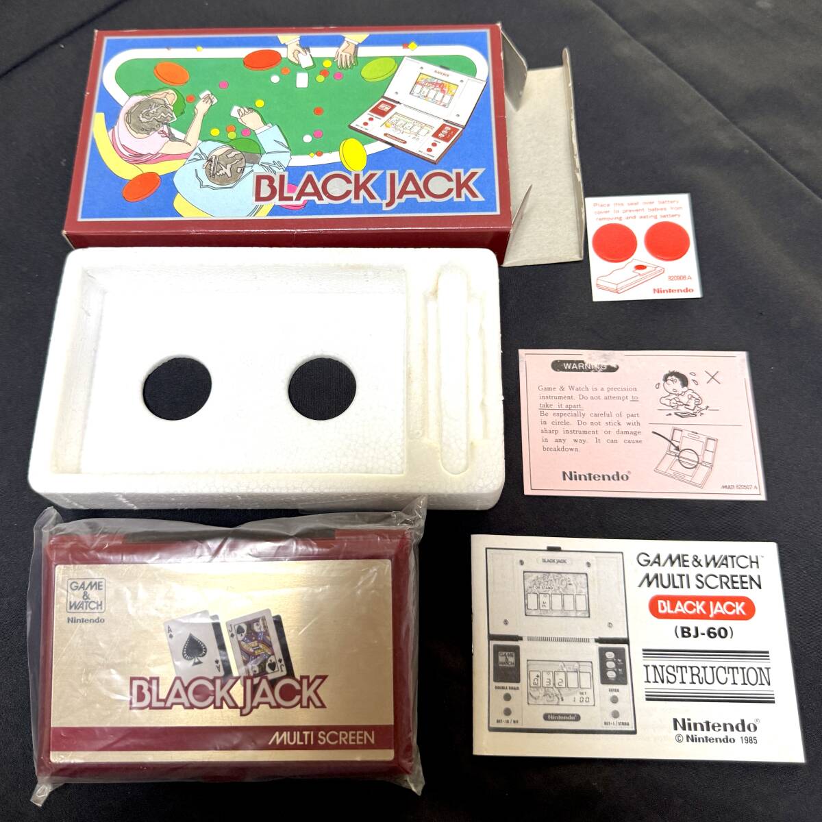 美品◇ ブラックジャック BLACK JACK(1985年) 任天堂 GAME&WATCH 美品◇ ブラックジャック BLACK JACK(1985年) 任天堂 GAME&WATCH