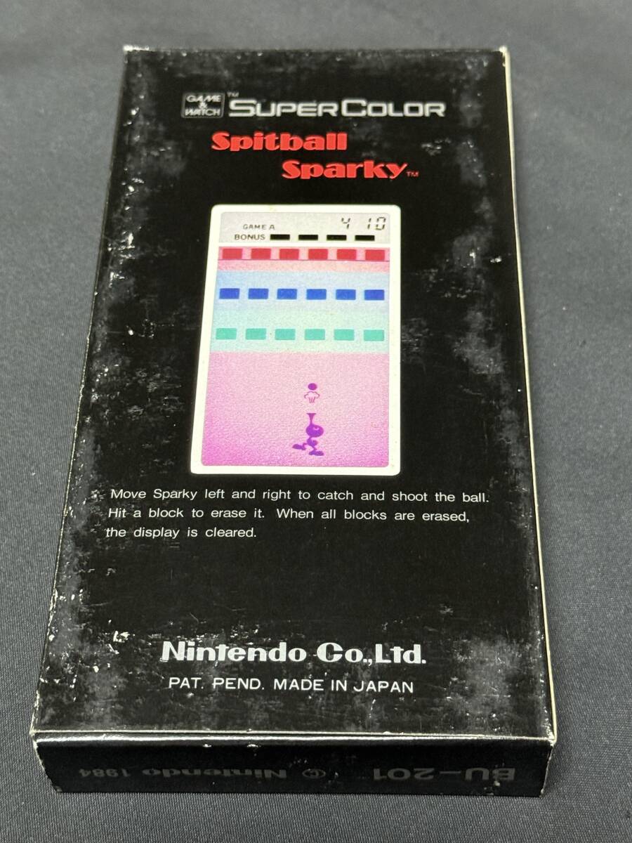 ◇ 新品 ゲームウォッチ スピットボールスパーキー(1984年) BU ◇ 新品 ゲームウォッチ スピットボールスパーキー(1984年) BU