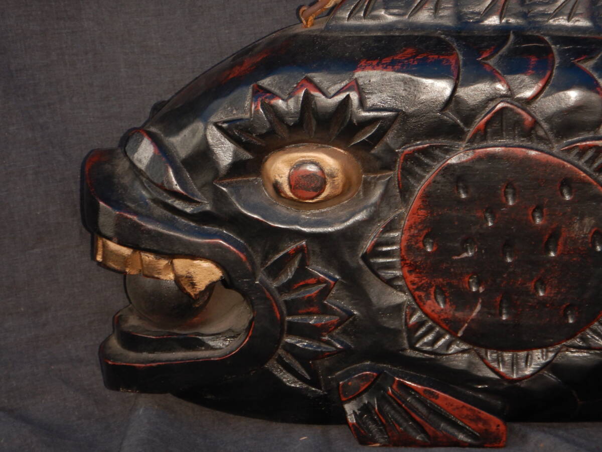 木魚 魚板 木彫り 魚鼓 木製 仏具 壁掛け 仏教美術 彫刻 古民具 木魚 魚板 木彫り 魚鼓 木製 仏具 壁掛け 仏教美術 彫刻 古民具