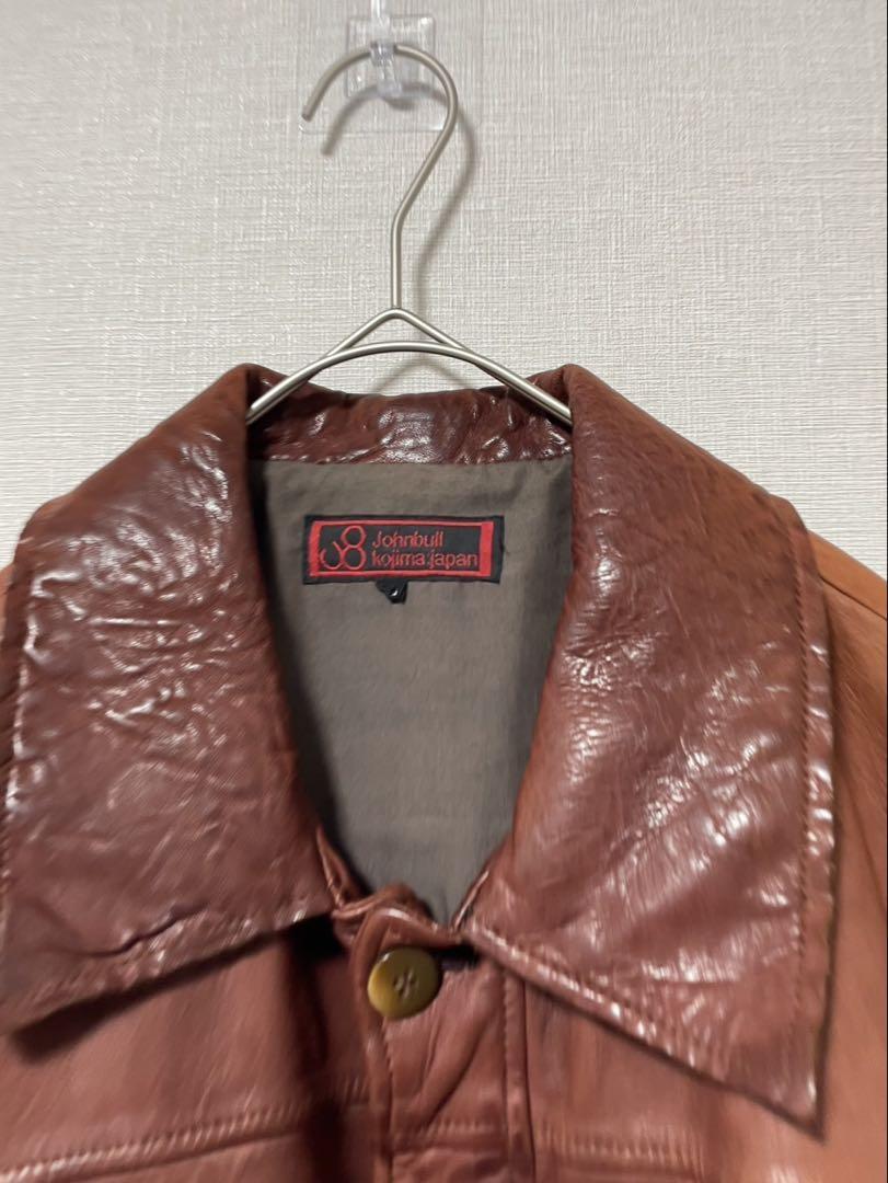 サンプル品 希少 Johnbull ジョンブル ラムレザージャケット L サンプル品 希少 Johnbull ジョンブル ラムレザージャケット L