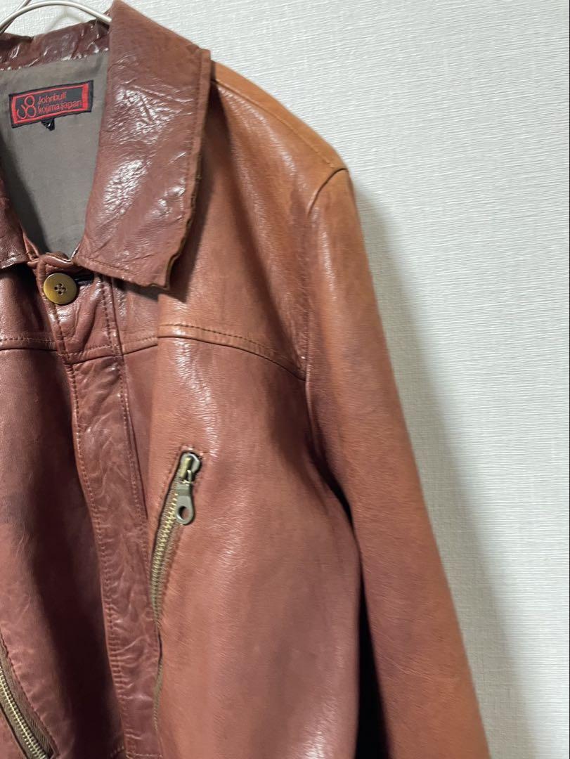 サンプル品 希少 Johnbull ジョンブル ラムレザージャケット L サンプル品 希少 Johnbull ジョンブル ラムレザージャケット L