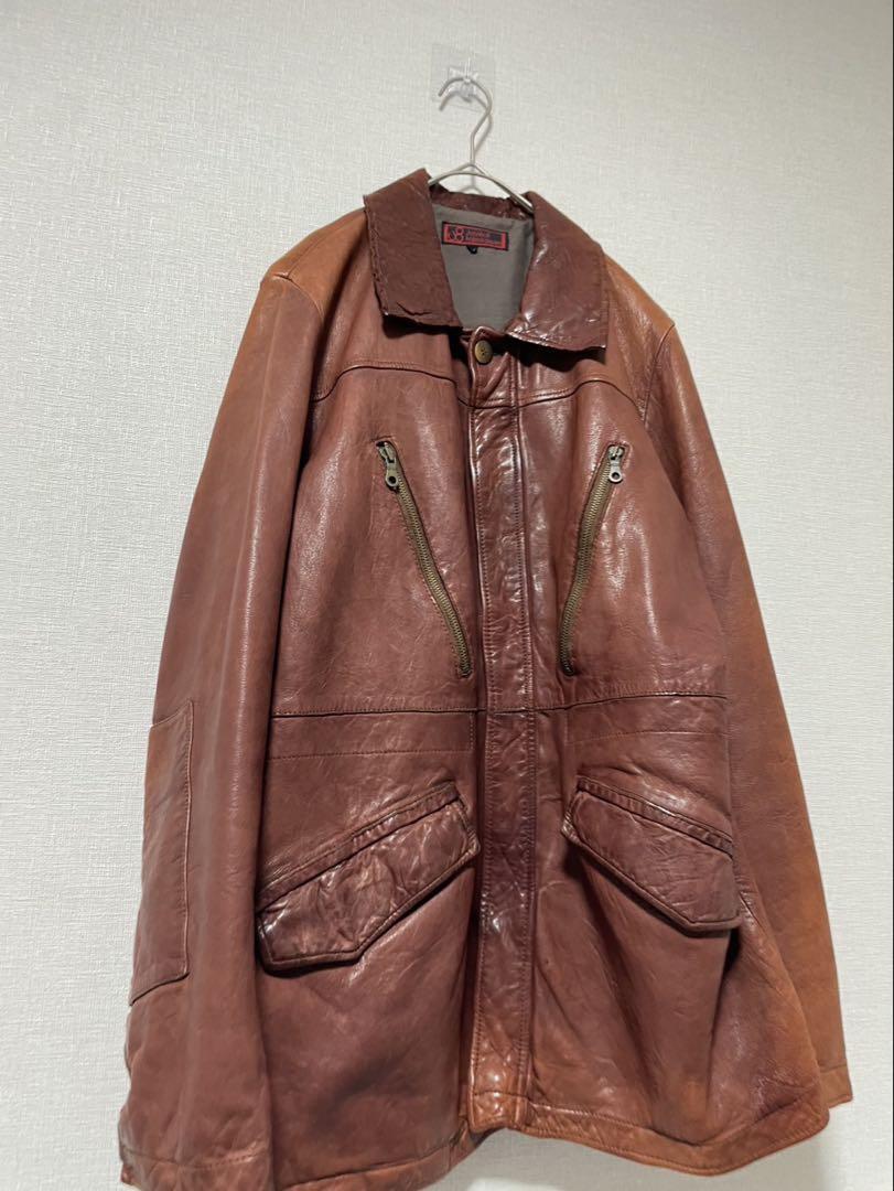 サンプル品 希少 Johnbull ジョンブル ラムレザージャケット L サンプル品 希少 Johnbull ジョンブル ラムレザージャケット L