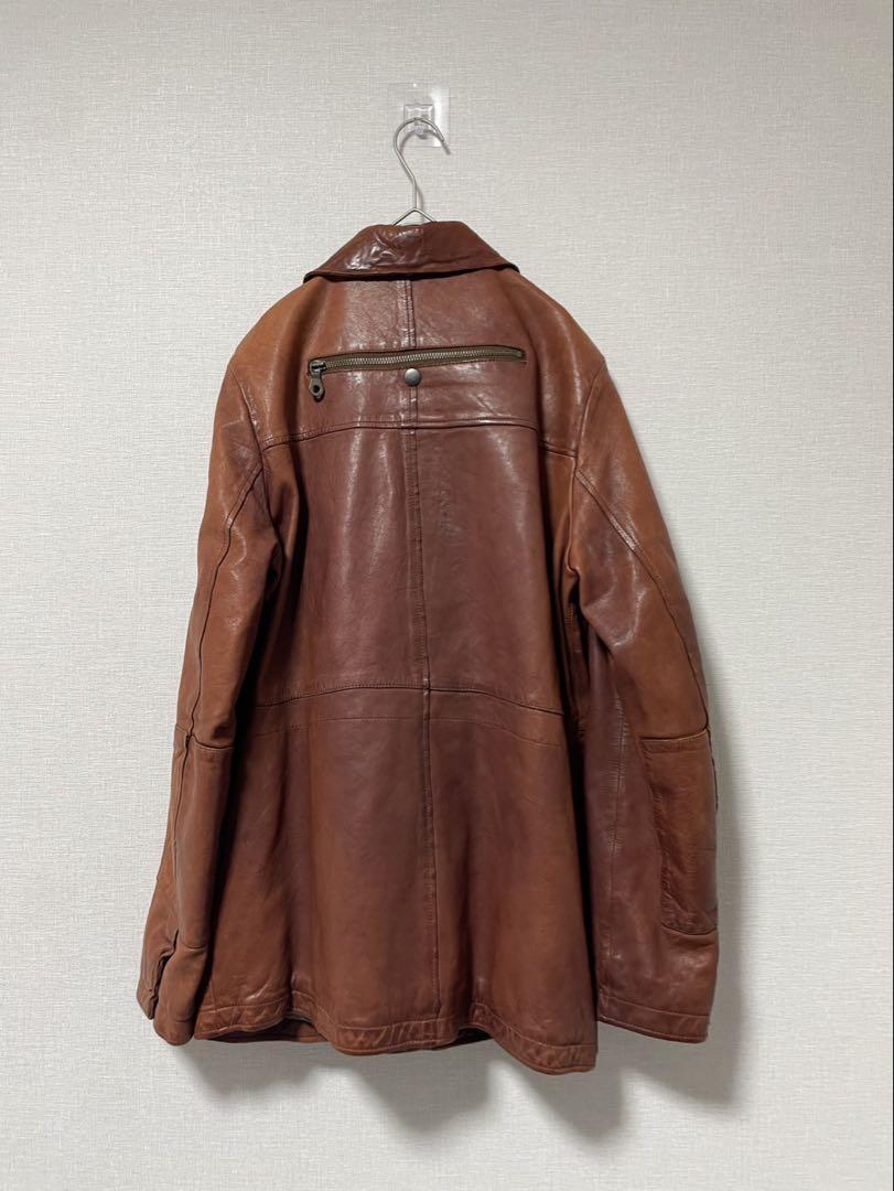 サンプル品 希少 Johnbull ジョンブル ラムレザージャケット L サンプル品 希少 Johnbull ジョンブル ラムレザージャケット L