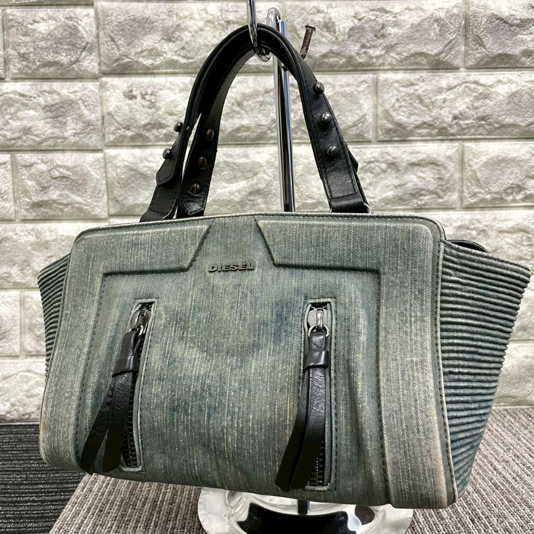 DIESEL ディーゼル デニム ハンドバック ファスナー|Yahoo DIESEL ディーゼル デニム ハンドバック ファスナー|Yahoo