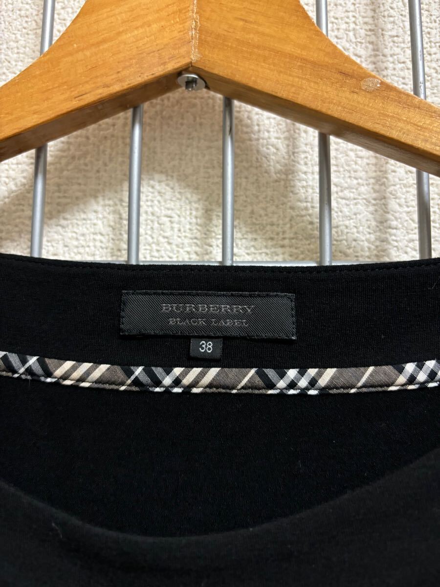 ［BURBERRY BLACK LABEL］バーバリーブラックレーベル　レディース　 トップス　ブラック　38 Y4195