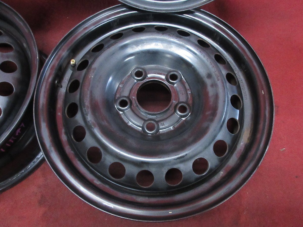 スチール ホイール 4本 ホンダ GB5 6 7 8 フリード ハイブリッド G 純正 15×5.5J 5穴 PCD 114.3 +50 ハブ径 64 刻印:TDK◆51471H_画像5