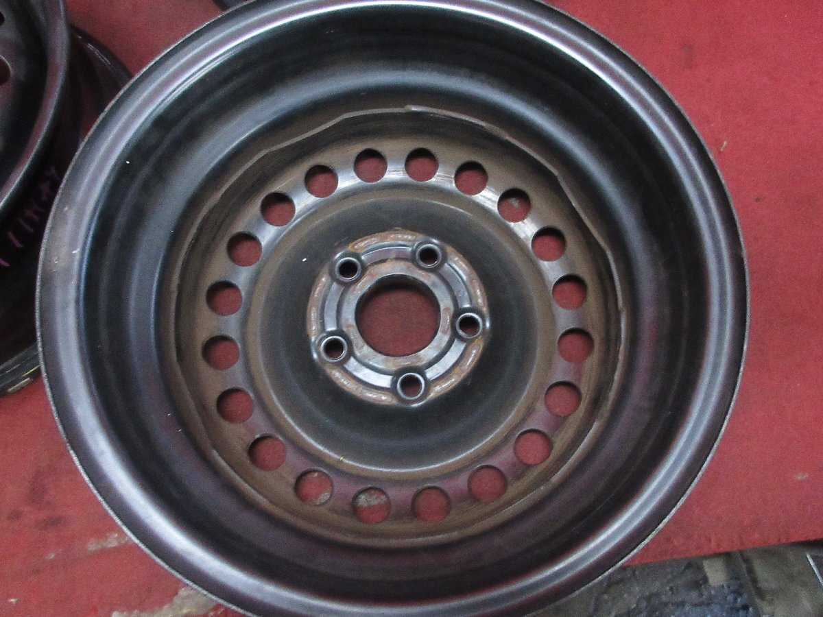 スチール ホイール 4本 ホンダ GB5 6 7 8 フリード ハイブリッド G 純正 15×5.5J 5穴 PCD 114.3 +50 ハブ径 64 刻印:TDK◆51471H_画像8