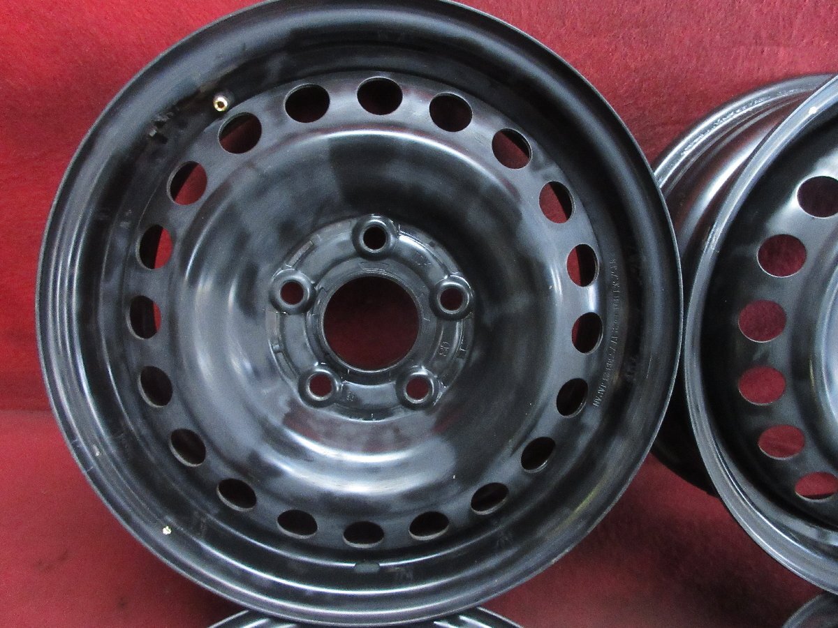 スチール ホイール 4本 ホンダ GB5 6 7 8 フリード ハイブリッド G 純正 15×5.5J 5穴 PCD 114.3 +50 ハブ径 64 刻印:TDK◆51471H_画像2