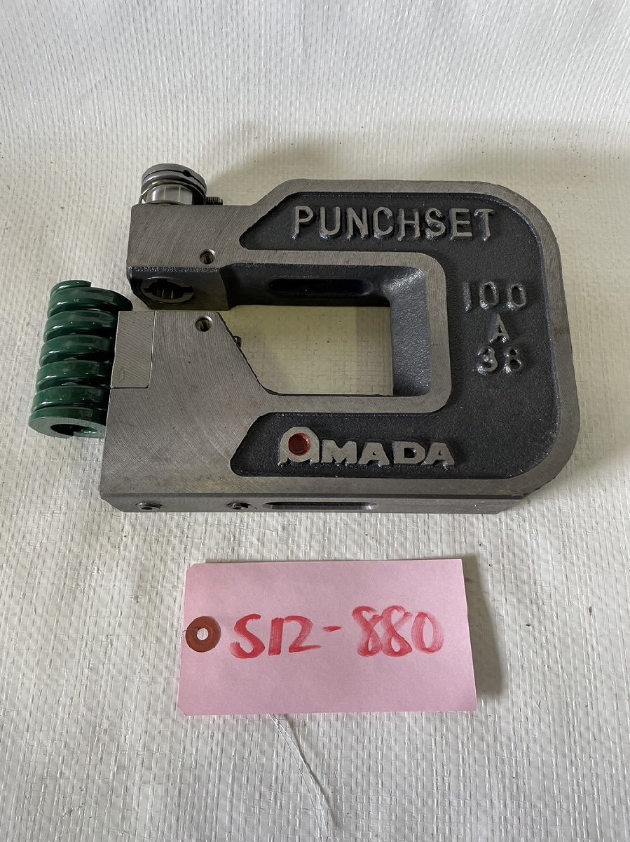 未使用品】AMADA セットプレス用金型 100A38(電動工具)|売買 未使用品】AMADA セットプレス用金型 100A38(電動工具)|売買