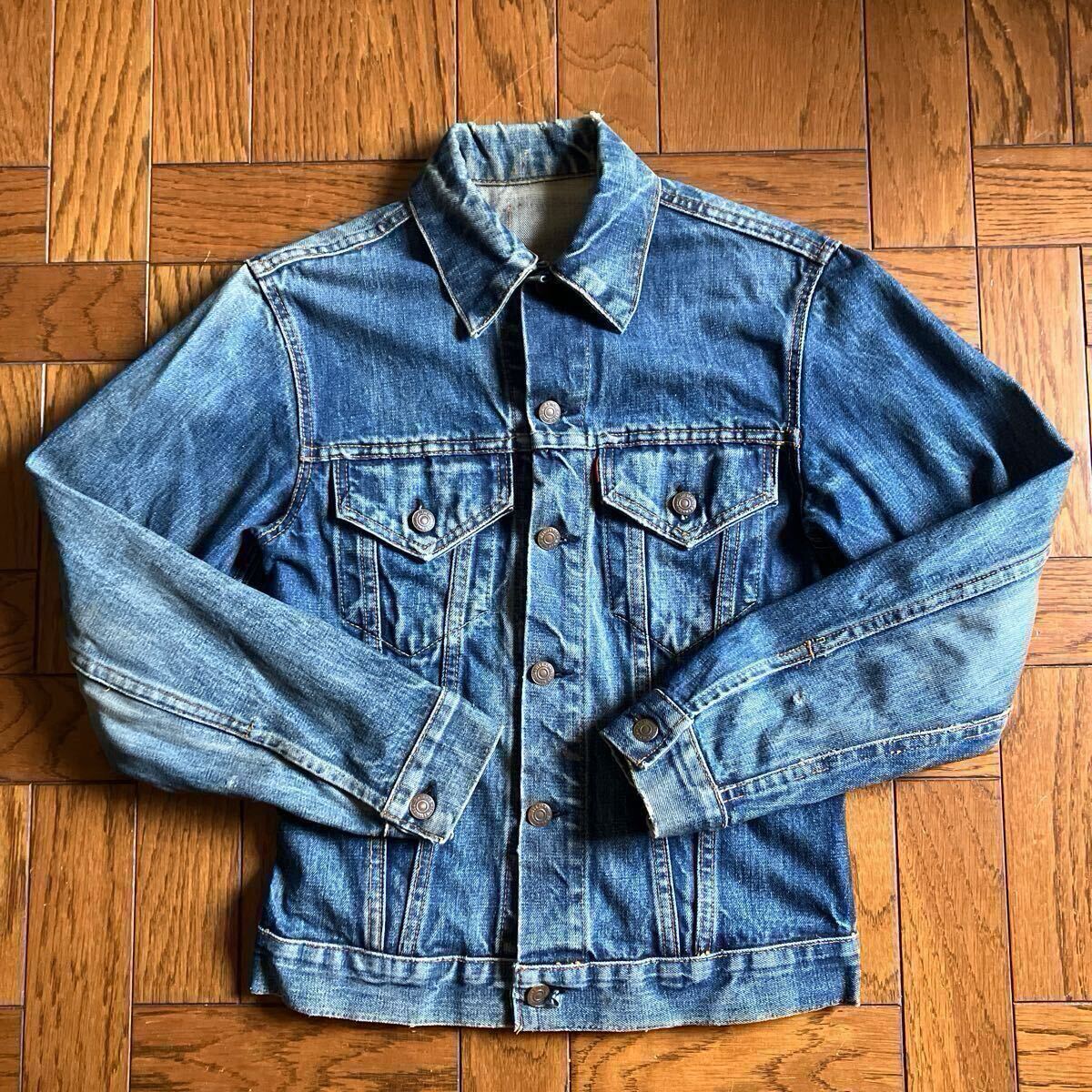 LEVI'S big E 4th Gジャン ビッグE 521刻印 70505 60年代後半 LEVI'S big E 4th Gジャン ビッグE 521刻印 70505 60年代後半