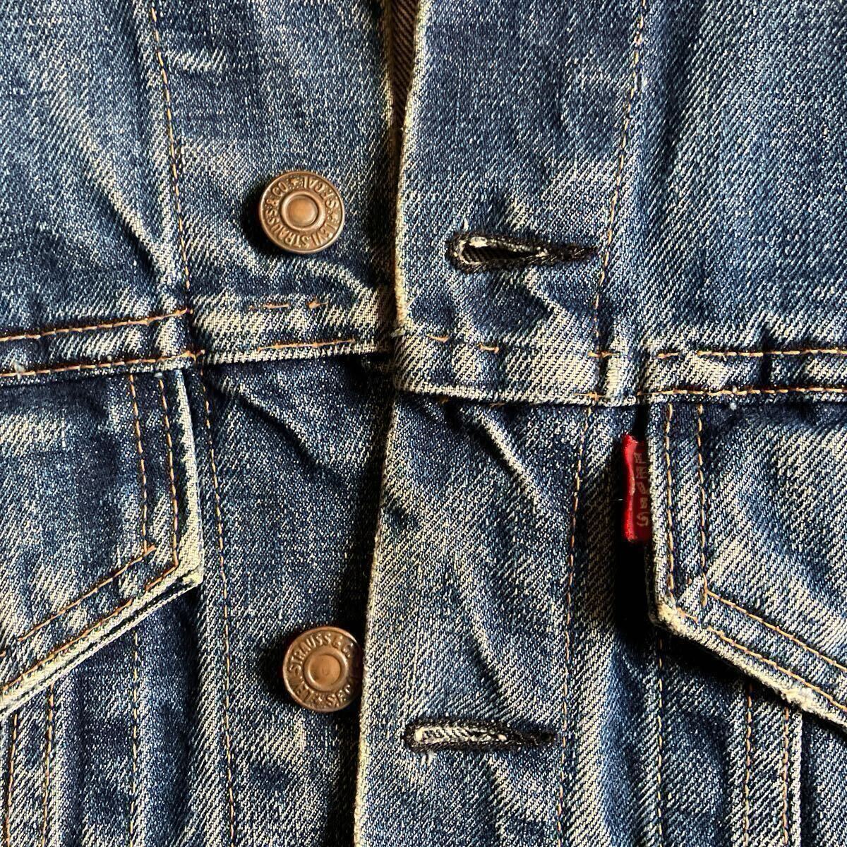 LEVI'S big E 4th Gジャン ビッグE 521刻印 70505 60年代後半 LEVI'S big E 4th Gジャン ビッグE 521刻印 70505 60年代後半