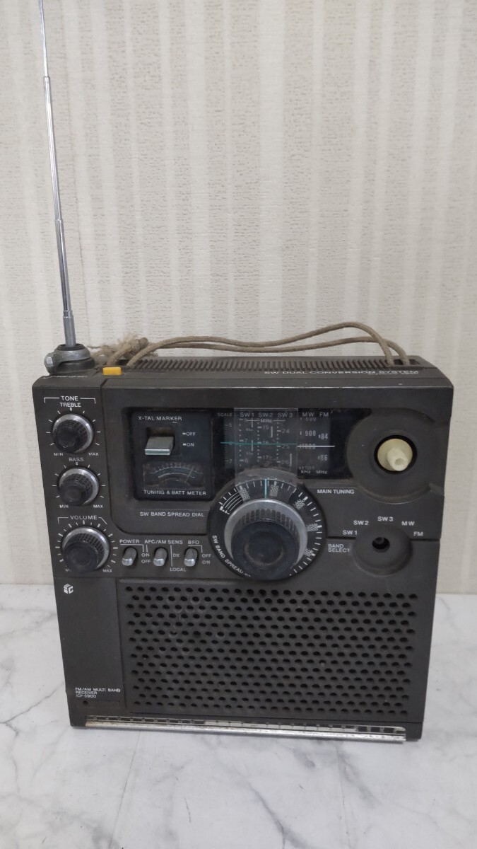 S2389 SONY ICF-5900 昭和レトロ/マルチバンドレシーバー/スカイ S2389 SONY ICF-5900 昭和レトロ/マルチバンドレシーバー/スカイ