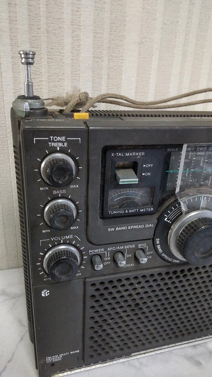S2389 SONY ICF-5900 昭和レトロ/マルチバンドレシーバー/スカイ S2389 SONY ICF-5900 昭和レトロ/マルチバンドレシーバー/スカイ
